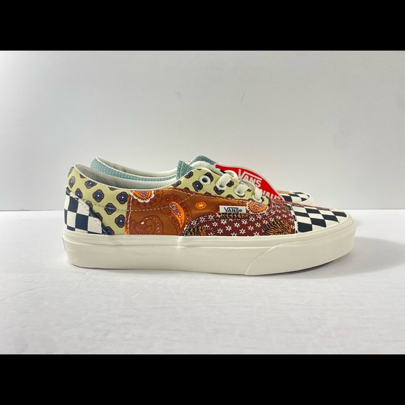 Vans Era Tiger Patchwork Checkerboard Sneakers - Picture 2 of 8